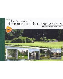 Nederland 2012: NVPH: PR39: Prestigeboekje: Mooi Nederland: Historische Buitenplaatsen