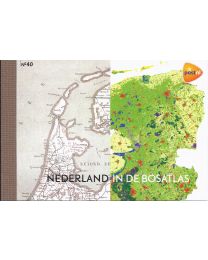 Nederland 2012: NVPH: PR40: Prestigeboekje: Nederland in de Bosatlas