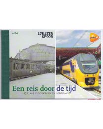 Nederland 2014: NVPH: PR54: Prestigeboekje: 175 jaar Spoorwegen in Nederland