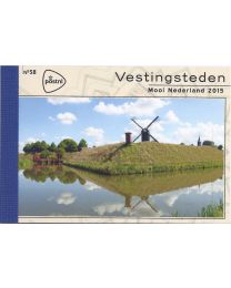 Nederland 2015: NVPH: PR58: Prestigeboekje: Vestingsteden: Mooi Nederland