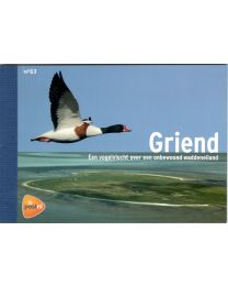 Nederland 2016: NVPH: PR63: Prestigeboekje: Griend: Vogels van het Wad
