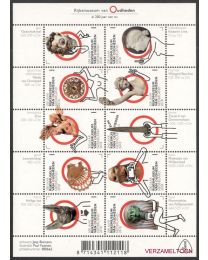 Nederland 2018: NVPH: V3620-3629: Rijksmuseum van Oudheden velletje postfris