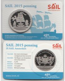 Nederland 2015: SAIL Penning in coincard