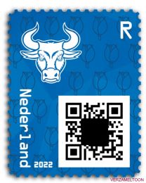 Nederland 2022: NVPH: CR1: NL Crypto stamp: BLAUW postfris