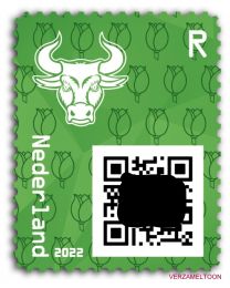 Nederland 2022: NVPH: CR1: NL Crypto stamp: GROEN postfris