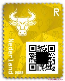 Nederland 2022: NVPH: CR1: NL Crypto stamp: GEEL postfris