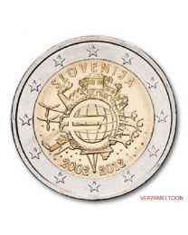 Slovenië 2012: Speciale 2 Euro unc: 10 Jaar Euro