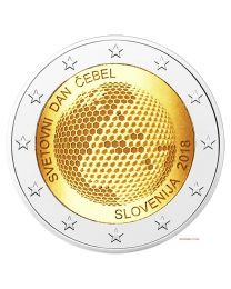 Slovenië 2018: Speciale 2 Euro unc: Wereldbijendag