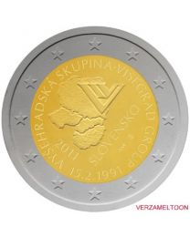 Slowakije 2011: Speciale 2 Euro unc: 20 Jaar Visegrad