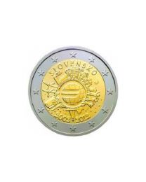 Slowakije 2012: Speciale 2 Euro unc: 10 Jaar Euro