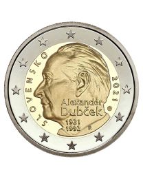 Slowakije 2021: Speciale 2 Euro unc: "Dubček"