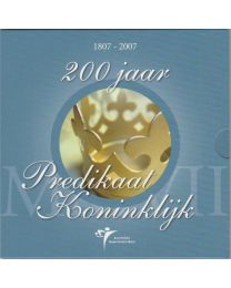 Nederland 2007: BU Jaar set: Themaset: 200 Jaar Predicaat Koninkrijk