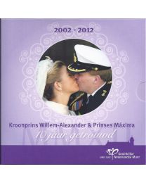 Nederland 2012: BU Jaar set: Themaset: 10-jarig Huwelijk Alexander en Maxima