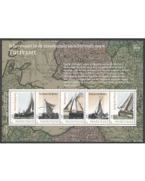 Nederland 2025: NVPH: V3642P: "Scheepvaart in de 17e - 18e eeuw: Turfvaart": velletje postfris