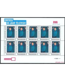 Nederland 2011: NVPH: V2751-Ac-4: "Ontdek 60 jaar Televisie": BNN: velletje postfris