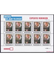 Nederland 2011: NVPH: V2751-Ac-24: "Ontdek 60 jaar Televisie": Expeditie Robinson: velletje postfris