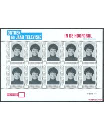 Nederland 2011: NVPH: V2751-Ac-13: "Ontdek 60 jaar Televisie": In de Hoofdrol : velletje postfris
