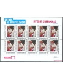 Nederland 2011: NVPH: V2751-Ac-15: "Ontdek 60 jaar Televisie": Intocht van Sinterklaas: velletje postfris