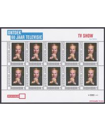 Nederland 2011: NVPH: V2751-Ac-25: "Ontdek 60 jaar Televisie": TV Show: velletje postfris