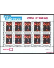 Nederland 2011: NVPH: V2751-Ac-12: "Ontdek 60 jaar Televisie": Voetbal International: velletje postfris
