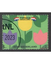 Nederland 2023: NVPH: 4097: Typisch Nederlands 2023: Bloemenvelden: gestempeld