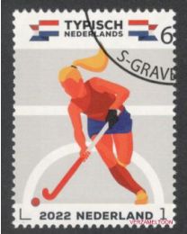 Nederland 2022: NVPH: 4018: Typisch Nederland 2022: Hockey: gestempeld