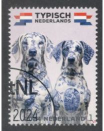 Nederland 2024: NVPH: ....: Typisch Nederlands 2024: Honden:  gestempeld