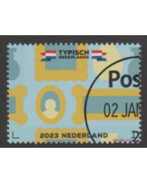 Nederland 2023: NVPH: ....: Typisch Nederland 2023: Musea: gestempeld