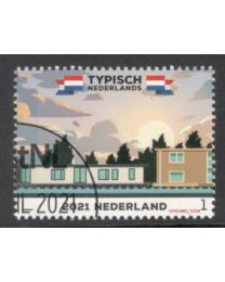 Nederland 2021: NVPH: 3924: Typisch Nederland 2021: Woonboten: gestempeld