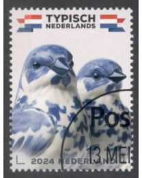 Nederland 2024: NVPH: ....: Typisch Nederlands 2024: Zangvogels: gestempeld