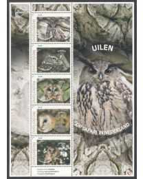Nederland 2024: NVPH: V3642P: "Op safari in Nederland: Uilen": velletje postfris