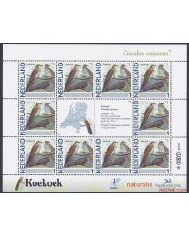 Nederland 2012: NVPH: V2791-Aa-32: "Vogels in Nederland": Koekoek: velletje postfris