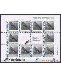Nederland 2013: NVPH: V2791-Aa-42: "Vogels in Nederland": Notenkraker: velletje postfris