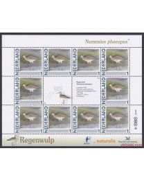 Nederland 2014: NVPH: V2791-Aa-49: "Vogels in Nederland": Regenwulp: velletje postfris