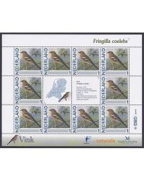 Nederland 2012: NVPH: V2791-Aa-66: "Vogels in Nederland": Vink: velletje postfris