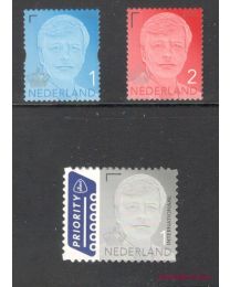 Nederland 2020: NVPH: 3896-3898: Koning Willem-Alexander 2020 gestanst: serie postfris
