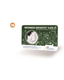 Nederland 2018: BU Coincard Herdenkingsmunt: het Wageningen Universiteit  Vijfje 2018