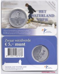 Nederland 2010: Coincards Herdenkingsmunten: Waterland Vijfje