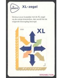 Nederland 2020: NVPH: 3823: XL - (met bezorgdag  bezorgd) Zegel: postfris